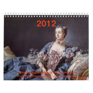 Calendrier gown Madame de pompadour