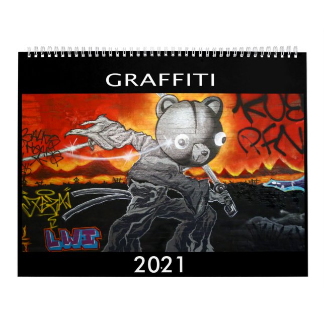 Calendrier Graffiti 2021 (Protection)