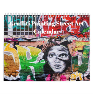 Calendrier Graffiti coloré Peinture Street Art 2025