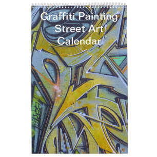 Calendrier Graffiti coloré Peinture Street Art 2025