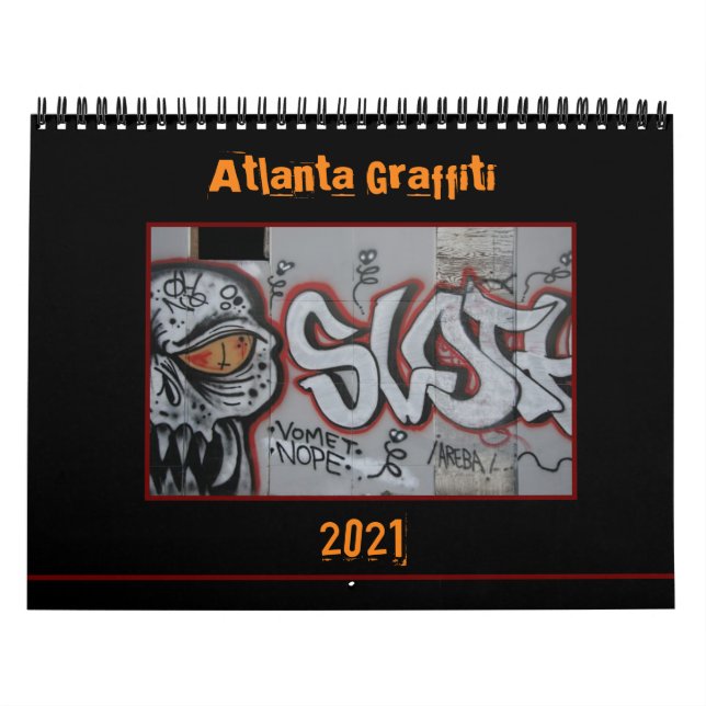Calendrier Graffiti d'Atlanta 2021 (Protection)
