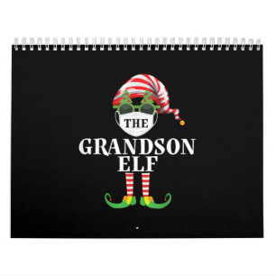 Calendrier Grand-fils Elf à l'approche de Noël