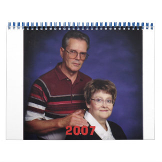 Calendrier Grand-père et grand-mère, 2007