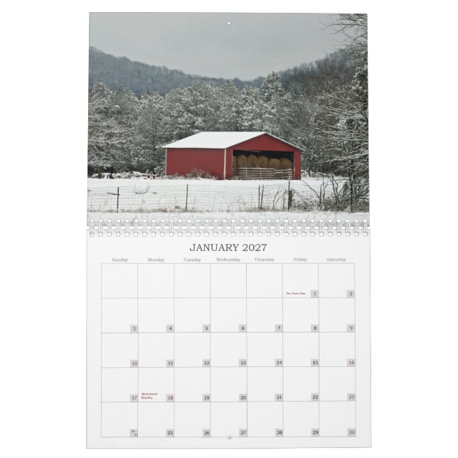 CALENDRIER GRANGES (Jan 2027)