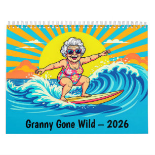 Calendrier Granny Gone Wild – Aventure de retraite 2026 Calen