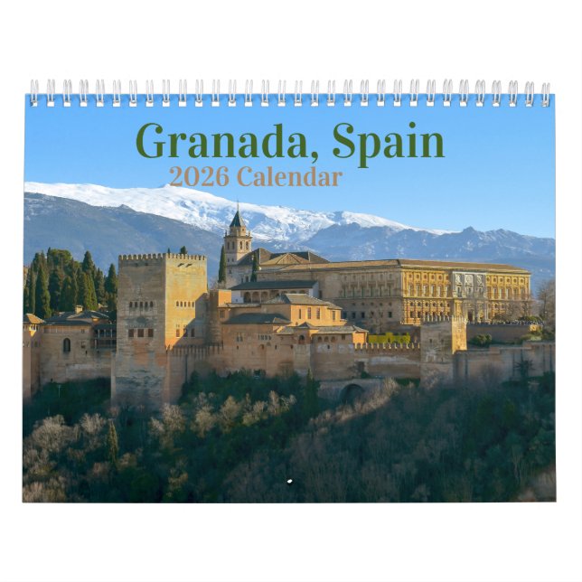 Calendrier Grenade, Espagne 2026 (Protection)