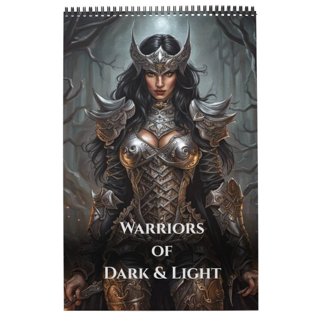 Calendrier Guerriers de Dark & Light par Ivy et Bat Art (Protection)