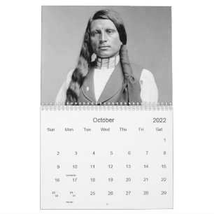 Calendrier Guerriers des chefs amérindiens
