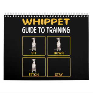 Calendrier Guide Whippet Pour L'Entraînement De L'Obéissanc
