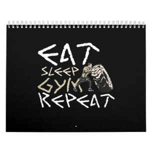 Calendrier Gymnase De Dormir Répétez La Citation Amusante
