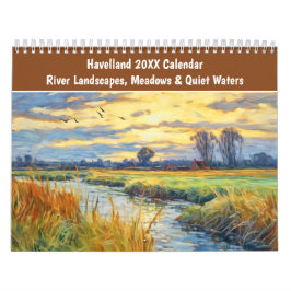 Calendrier Havelland 2026 Calendar – River Landscapes, Meadow