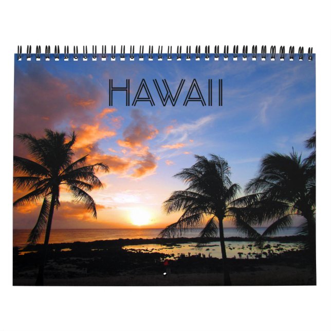 Calendrier hawaii 2026 (Protection)