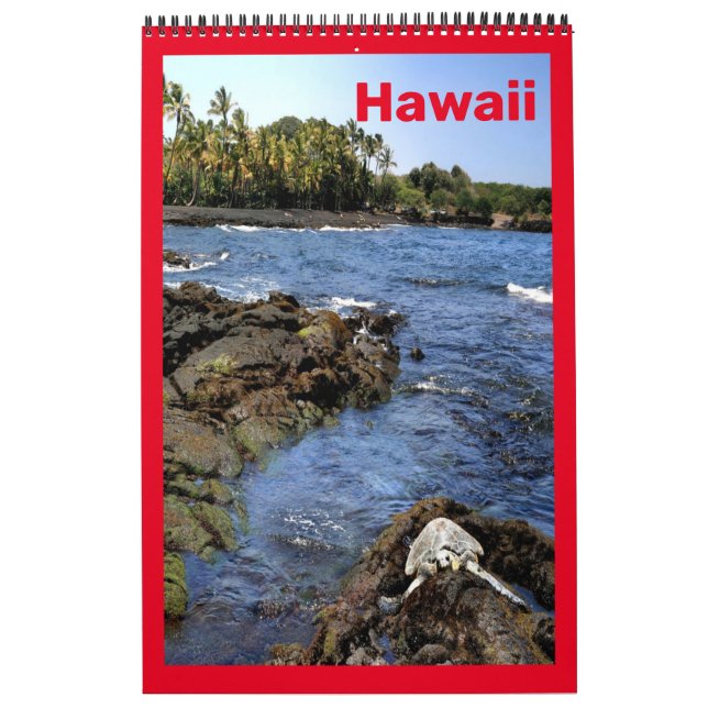 Calendrier Hawaii - États-Unis - (Protection)