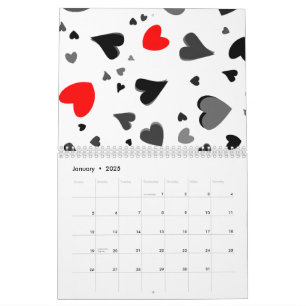 Calendrier Hearts