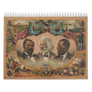 Calendrier Héros de la course colorée Frederick 1881 Douglass