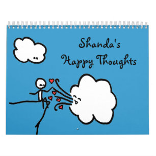 Calendrier heureux 2014 des pensées de Shanda