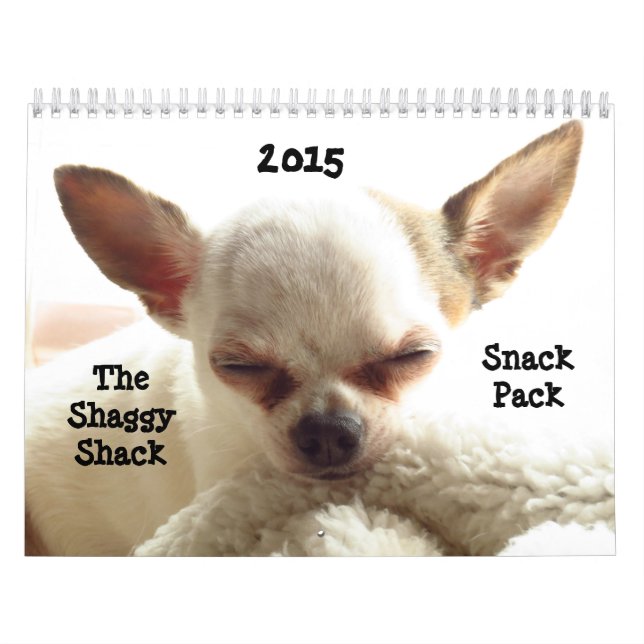 Calendrier hirsute du paquet 2015 de casse-croûte (Protection)