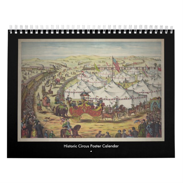 Calendrier historique d'affiche de cirque (Protection)