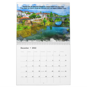 Calendrier Hommages à la famille