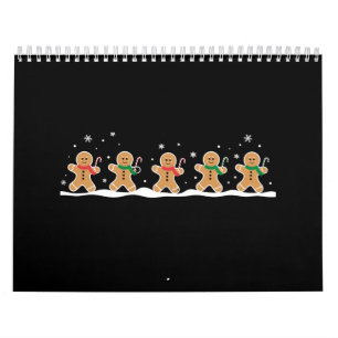 Calendrier Homme en pain d'épices Mignon Pâtissier de Noël 