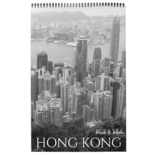 Calendrier hong kong noir et blanc 2027