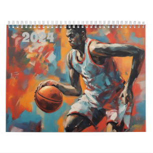 Calendrier Hoops Dribble Basketball Sports Cadeaux