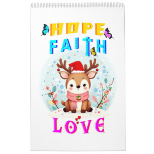Calendrier Hope Faith Love