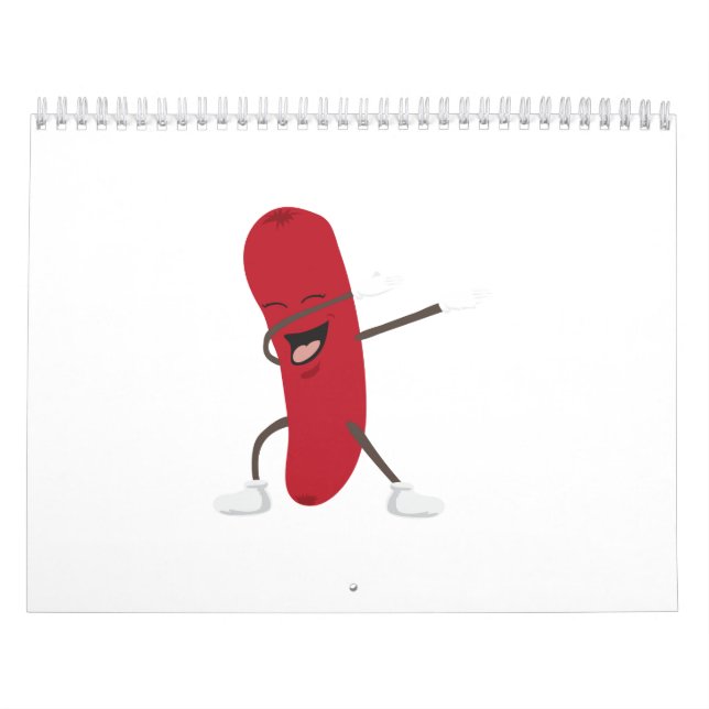 Calendrier Hot dog tamponnant drôle - idée de cadeau (Protection)