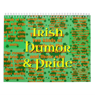Calendrier Humour irlandais et fierté