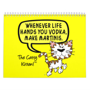 Calendrier humour Sarcastique Kitten 2023