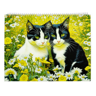 Calendrier IA Cats Cute chatons et chats adorables