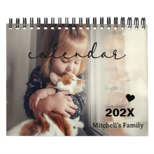 Calendrier Idée cadeau do-it-yourself personnalisée   Animal 