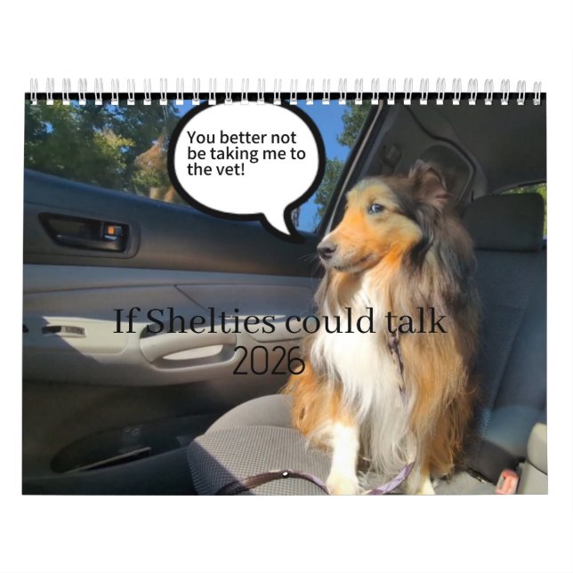Calendrier If Shelties could talk (Protection)