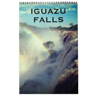 Calendrier iguazu tombe en amérique du sud