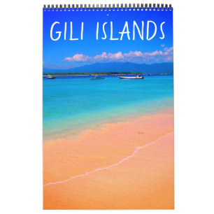 Calendrier îles Gili Indonésie