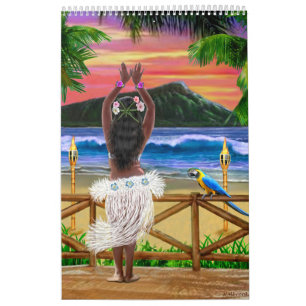 CALENDRIER ÎLES PARADISIAQUES TROPICALES