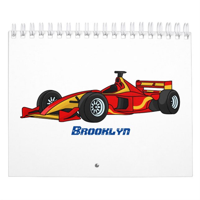 Calendrier Illustration de dessin sur les transports (Protection)