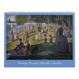 Calendrier Illustration de Georges Seurat