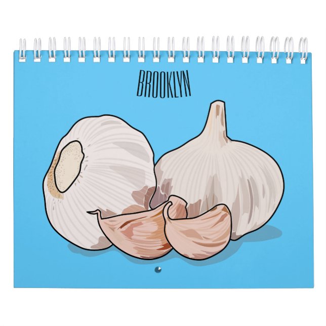 Calendrier Illustration de légumes et de fruits (Protection)