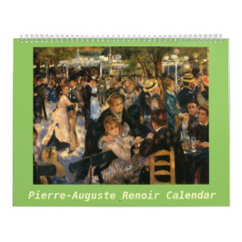 Calendrier Illustration de Pierre-Auguste Renoir