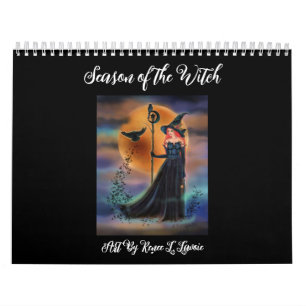 Calendrier Illustration de sorcière par Renee L. Lavoie