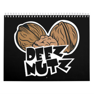 Calendrier Illustration drôle de Deez Nutz