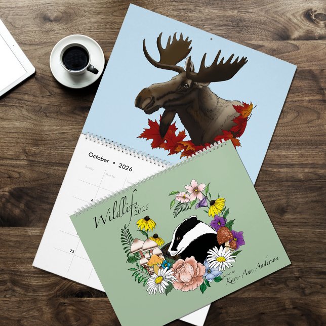 Calendrier Illustré de la Faune 2026 (Créateur téléchargé)