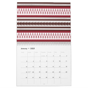 Calendrier Image de fond d'écran coloré affichant un