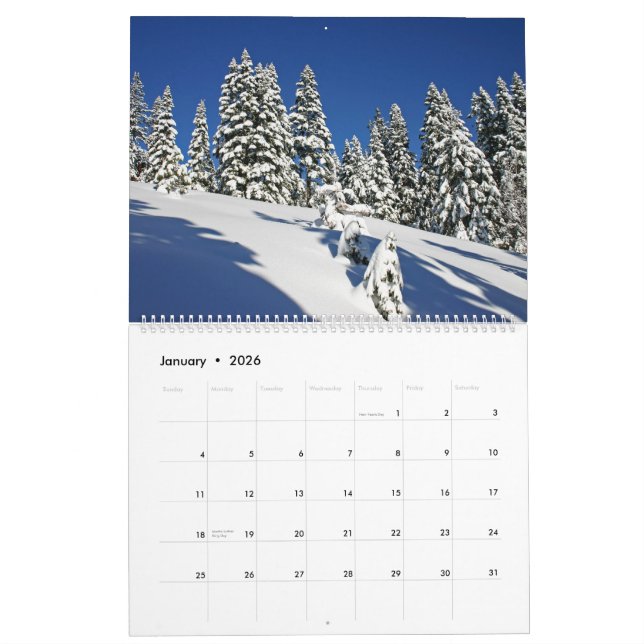 Calendrier Images de l'ouest (Jan 2026)