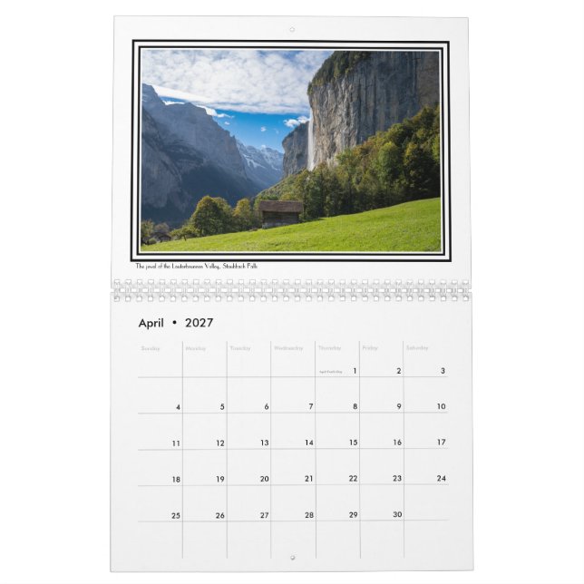 Calendrier Images des Alpes suisses (Apr 2027)