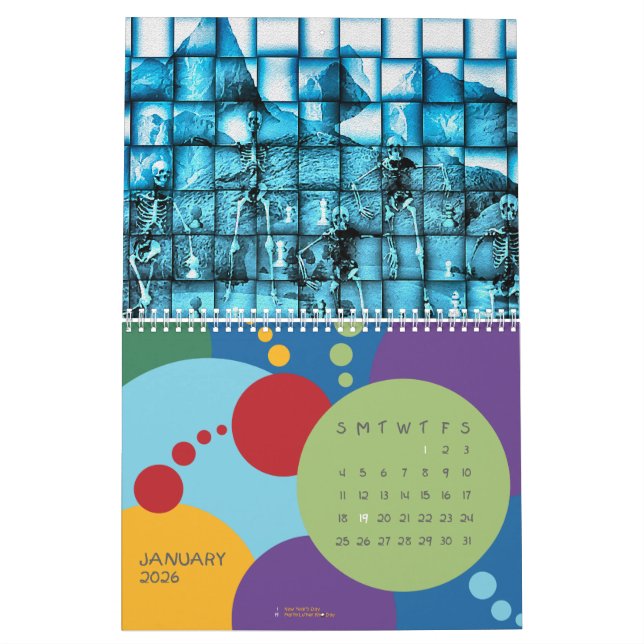 Calendrier Imagination l'explorant (Jan 2026)