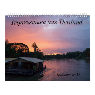 Calendrier Impressions de Thaïlande