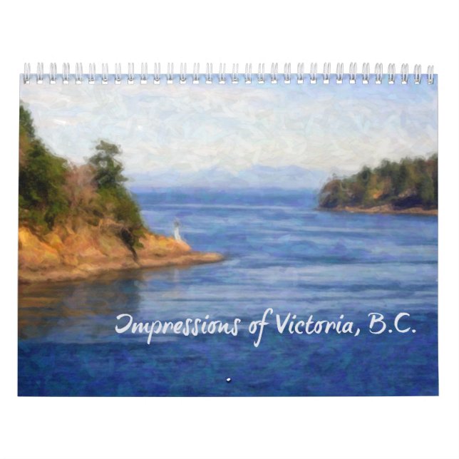 Calendrier Impressions de Victoria (Colombie-Britannique) (Protection)