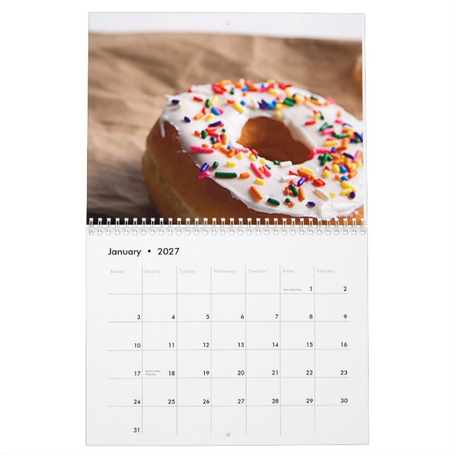 Calendrier imprimé par coutume (Jan 2027)